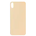 Back Cover Glass Compatible For iPhone XS Max (No Logo) (Gold)