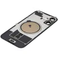 Back Glass With Steel Plate With MagSafe Magnet Pre-Installed Compatible For iPhone 16 (No Logo) (Teal)