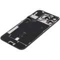 Back Glass With Steel Plate With Wireless NFC Charging MagSafe Magnet & Flashlight Flex Compatible For iPhone 16 Pro Max (No Logo) (Natural Titanium)