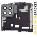 Back Camera Lens With Bracket Compatible For Motorola Moto G 5G (XT2113-3 / 2020) / One 5G Ace (XT2113-1/2 / 2021) (Frosted Silver)