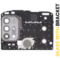 Back Camera Lens With Bracket Compatible For Motorola Moto G10 (XT2127-2 / 2021) (Iridescent Pearl)