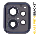 Back Camera Lens With Bracket Compatible For Motorola ThinkPhone (XT2309 / 2023) (Genuine OEM) (Carbon Black)