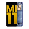 OLED Assembly With Frame Compatible For Xiaomi Mi 11 (Refurbished) (Violet)