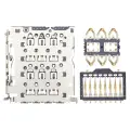 Sim Card Reader Compatible For Xiaomi Redmi Note 11 Pro Plus 5G (3 Piece Set)
