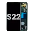 OLED Assembly With Frame Compatible For Samsung Galaxy S22 5G (Used OEM Pull: Grade A) (Phantom Green)