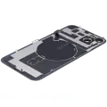 Back Glass With Steel Plate With Wireless NFC Charging MagSafe Magnet & Flashlight Flex Compatible For iPhone 14 Plus (Used OEM Pull: Grade B) (Purple)