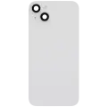 Back Glass With Steel Plate With Wireless NFC Charging MagSafe Magnet & Flashlight Flex Compatible For iPhone 14 Plus (Used OEM Pull: Grade B) (Starlight)