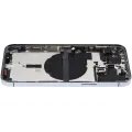 Back Housing W/ Small Components Pre-Installed Compatible For iPhone 13 Pro Max (International Version) (Used OEM Pull: Grade A) (Sierra Blue)