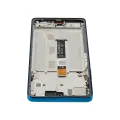 LCD Assembly With Frame Compatible For Motorola Moto G75 5G (XT2437 / 2024) (Refurbished) (Aqua Blue)