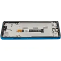 LCD Assembly With Frame Compatible For Motorola Moto G75 5G (XT2437 / 2024) (Refurbished) (Aqua Blue)