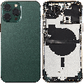 Back Housing W/ Small Components Pre-Installed Compatible For iPhone 13 Pro Max (International Version) (Used OEM Pull: Grade B) (Alpine Green)