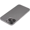 Back Housing W/ Small Components Pre-Installed Compatible For iPhone 13 Pro Max (International Version) (Used OEM Pull: Grade A) (Graphite)