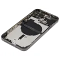 Back Housing W/ Small Components Pre-Installed Compatible For iPhone 13 Pro Max (International Version) (Used OEM Pull: Grade A) (Graphite)