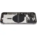 Back Housing W/ Small Components Pre-Installed Compatible For iPhone 13 Pro Max (International Version) (Used OEM Pull: Grade A) (Graphite)
