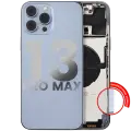 Back Housing W/ Small Components Pre-Installed Compatible For iPhone 13 Pro Max (International Version) (Used OEM Pull: Grade A) (Sierra Blue)