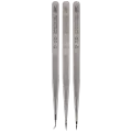 NS02 / NS03 / NS04 Super Hard Alloy 3D Tweezers Set (3 Piece Set) (I2C)