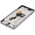 OLED Assembly With Frame Compatible For Motorola Moto G86 / G86 Power 5G (XT2527 / 2025) (Refurbished) (Cosmic Sky)