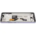 OLED Assembly With Frame Compatible For Motorola Moto G86 / G86 Power 5G (XT2527 / 2025) (Refurbished) (Cosmic Sky)