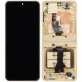 Inner OLED Assembly With Frame Compatible For Samsung Galaxy Z Flip 6 (F741) (US & International) (Refurbished) (Yellow) 