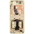 Inner OLED Assembly With Frame Compatible For Samsung Galaxy Z Flip 6 (F741) (US & International) (Refurbished) (Yellow) 