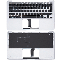 Top Case With Keyboard And Microphone Compatible For MacBook Air 13" (A1466 / Mid 2013 / Early 2014 / Early 2015 / Mid 2017) (UK English) (Used OEM Pull: Grade B/C)
