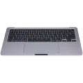 Top Case Assembly With Battery And Keyboard Compatible For MacBook Pro 13" M2 (A2338 / Late 2020) (Space Gray) (US Keyboard)