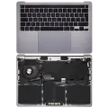 Top Case Assembly With Battery And Keyboard Compatible For MacBook Pro 13" M2 (A2338 / Late 2020) (Space Gray) (UK Keyboard)