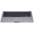 Top Case Assembly With Battery And Keyboard Compatible For MacBook Pro 13" M2 (A2338 / Late 2020) (Space Gray) (UK Keyboard)