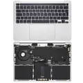 Top Case Assembly With Battery And Keyboard Compatible For MacBook Pro 13" M2 (A2338 / Late 2020) (Silver) (UK Keyboard)