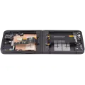 Inner OLED Assembly With Frame Compatible For Samsung Galaxy Z Flip 6 (F741) (US & International) (Refurbished) (Black)