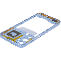 Mid-Frame Housing For Samsung Galaxy A25 5G (A256 / 2023) (Optimistic Blue)