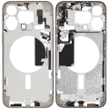 Mid-Frame Housing  W/ Small Parts For iPhone 15 Pro Max (EU / Global Version) (Used OEM Pull: Grade B) (Natural Titanium)