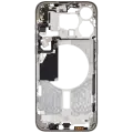 Mid-Frame Housing  W/ Small Parts For iPhone 15 Pro Max (EU / Global Version) (Used OEM Pull: Grade B) (Natural Titanium)