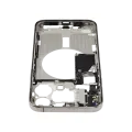 Mid-Frame Housing  W/ Small Parts For iPhone 15 Pro Max (EU / Global Version) (Used OEM Pull: Grade B) (Natural Titanium)