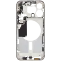 Mid-Frame Housing  W/ Small Parts For iPhone 15 Pro Max (US Version) (Aftermarket Plus) (White Titanium)