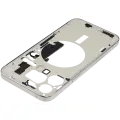 Mid-Frame Housing  W/ Small Parts For iPhone 15 Pro Max (US Version) (Aftermarket Plus) (White Titanium)