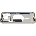Mid-Frame Housing  W/ Small Parts For iPhone 15 Pro Max (US Version) (Aftermarket Plus) (White Titanium)