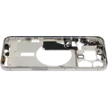 Mid-Frame Housing  W/ Small Parts For iPhone 15 Pro Max (US Version) (Aftermarket Plus) (White Titanium)