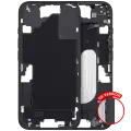 Mid-Frame Housing With Power And Volume Button For iPhone 16 (US Version) (Aftermarket Plus) (Black)