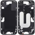 Mid-Frame Housing With Power And Volume Button For iPhone 16 (US Version) (Aftermarket Plus) (Black)