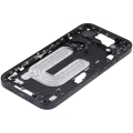 Mid-Frame Housing With Power And Volume Button For iPhone 16 (US Version) (Aftermarket Plus) (Black)