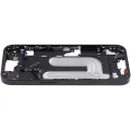 Mid-Frame Housing With Power And Volume Button For iPhone 16 (US Version) (Aftermarket Plus) (Black)