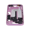 Mid-Frame Housing With Power And Volume Button For iPhone 16 (US Version) (Aftermarket Plus) (Pink)