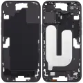 Mid-Frame Housing With Power And Volume Button For iPhone 16 Plus (US Version) (Aftermarket Plus) (Black)