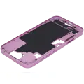 Mid-Frame Housing With Power And Volume Button For iPhone 16 (EU / Global Version) (Aftermarket Plus) (Pink)