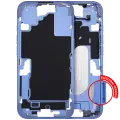Mid-Frame Housing With Power And Volume Button For iPhone 16 (EU / Global Version) (Aftermarket Plus) (Ultramarine)