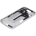 Mid-Frame Housing With Power And Volume Button For iPhone 16 (EU / Global Version) (Aftermarket Plus) (White)
