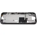 Mid-Frame Housing With Power And Volume Button For iPhone 16 Pro (US Version) (Aftermarket Plus) (Black Titanium)