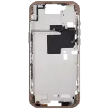 Mid-Frame Housing With Power And Volume Button For iPhone 16 Pro Max (US Version) (Aftermarket Plus) (Desert Titanium)