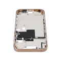 Mid-Frame Housing With Power And Volume Button For iPhone 16 Pro Max (US Version) (Aftermarket Plus) (Desert Titanium)